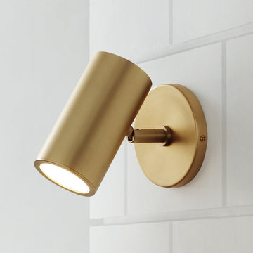 Applique tout en bronze LED style américain Personnalité créative Tête de lit de chambre Décoration de couloir le salon